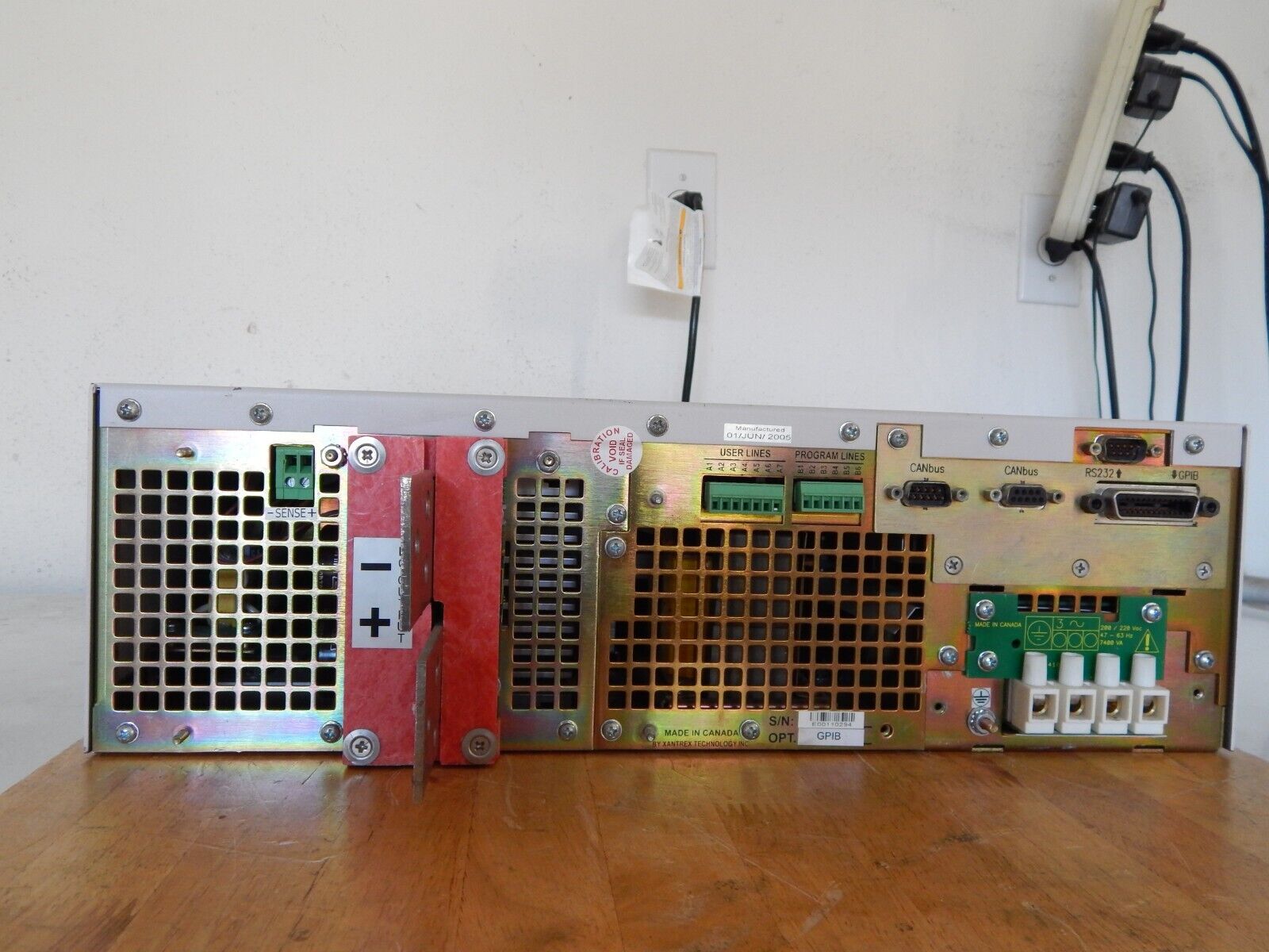 Xantrex XDC40-150 40Vdc 150A,GPIB,RS232,EXT PROG,CANBUS / NIST cal Xantrex XDC40-150 40Vdc 150A,GPIB,RS232,EXT PROG,CANBUS / NIST cal
